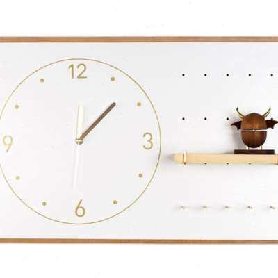 极速爆品电表箱装饰画电源遮挡箱挂钟表洞洞板置物架北Z欧实木电