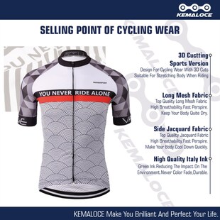 新品KEMALOCE 2022 Cyclingu Jersey Professional Men Road Race