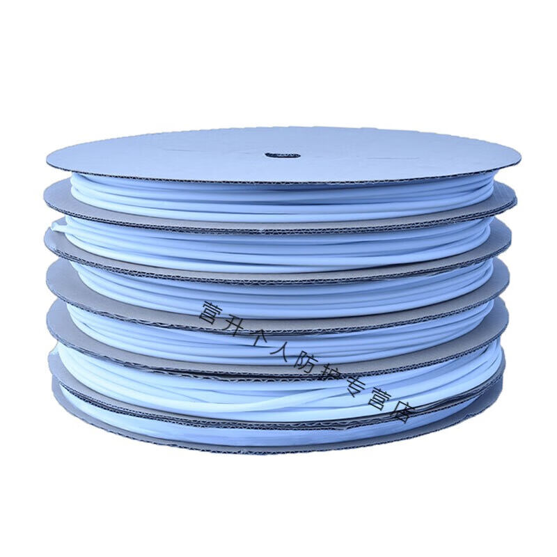 极速白色热缩管绝缘套管2倍热收缩管电I工电线保护套软管标识无字