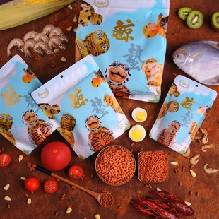 极速惊蛰龟粮增色善玉菌发色饲料蛋龟H果核红面巨头鳄龟黄缘半水