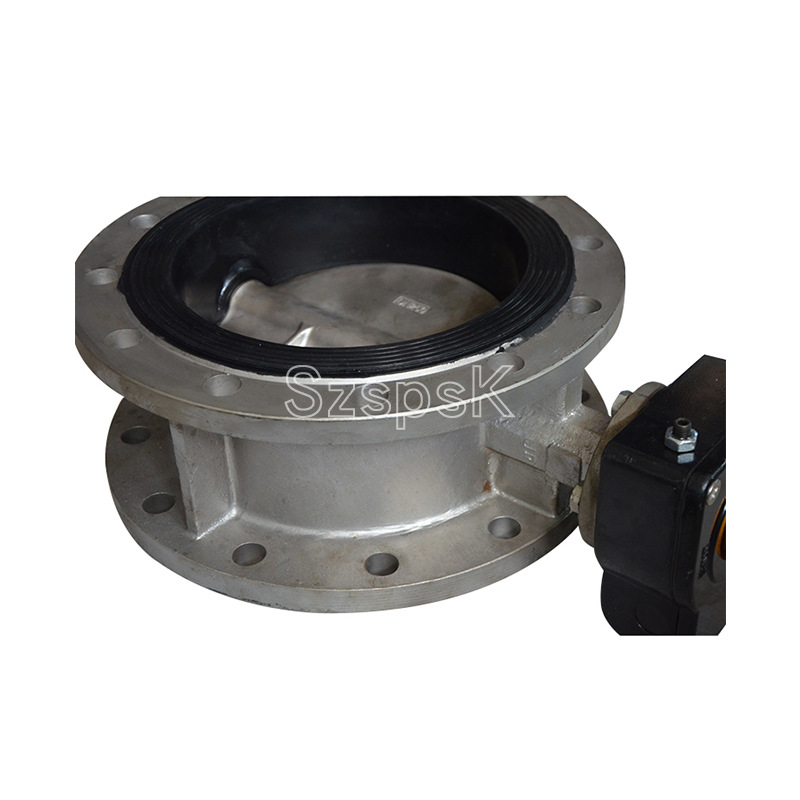 极速厂促涡轮手动304全不锈钢D341X1016P软密封法兰蝶阀DVN400 50