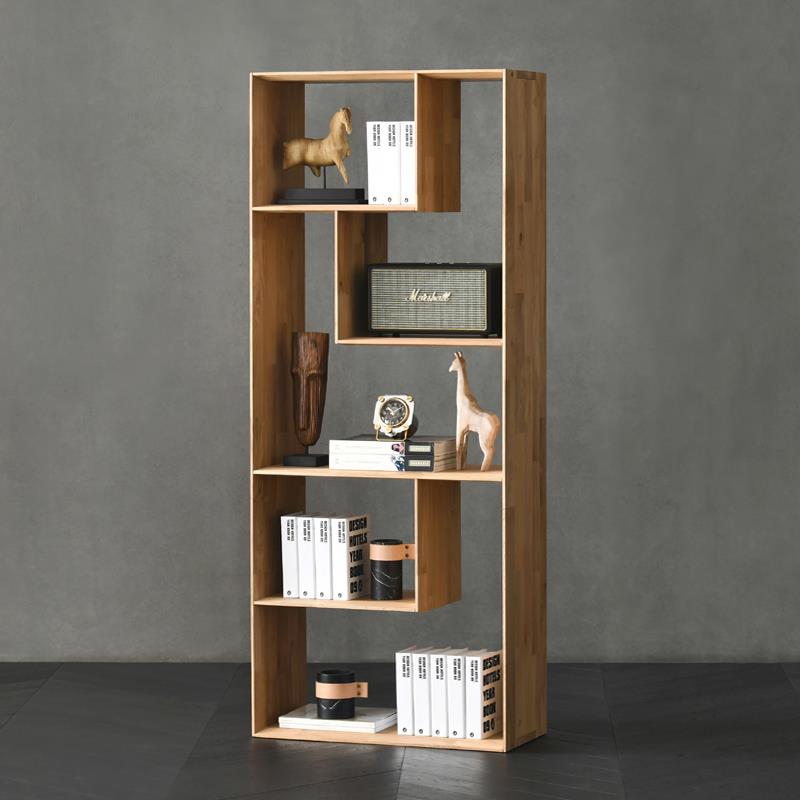 JOLOR进口北欧现代简约实木家具 SHELF橡木书架收纳置物架