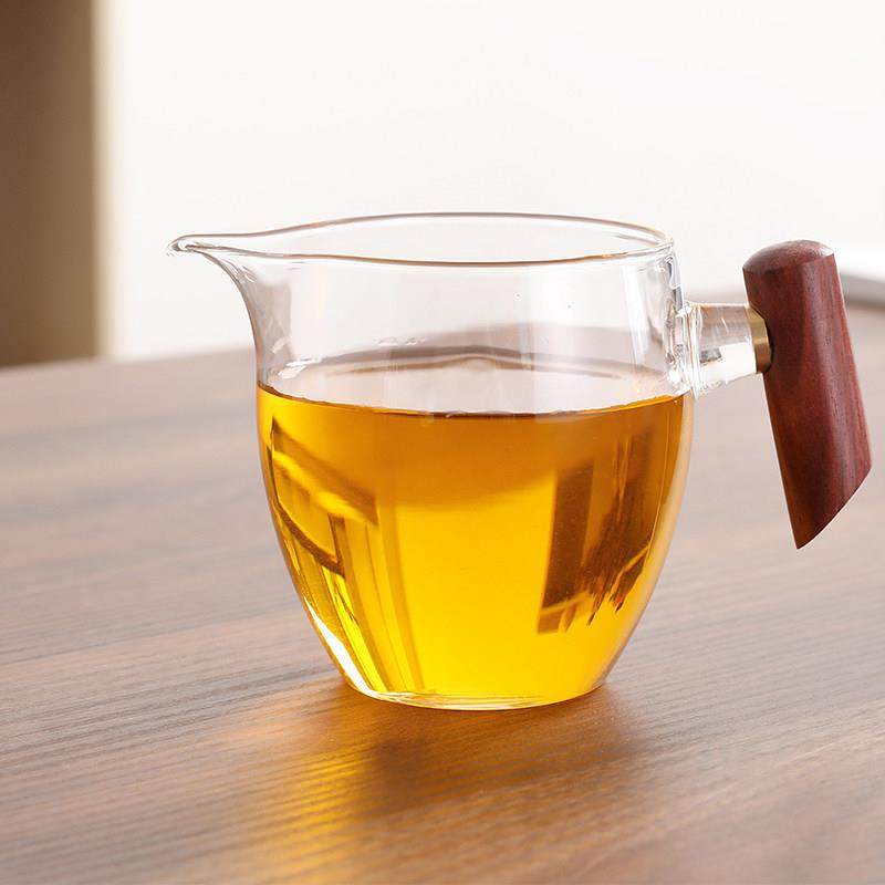 善简侧把耐热玻璃公道杯大号防烫家用茶道配件分茶器加厚茶海简约,餐饮具,公道杯,淘宝优惠券,粉丝福利购,淘宝优惠卷