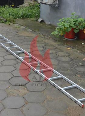 全铝合金6.5KG超轻比武挂钩梯TGL4消防拉梯单杠梯伸缩梯