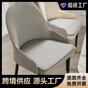 凉垫餐椅垫子夏天冰凉凉席座垫透气防滑冰垫竹席椅垫 坐垫夏季