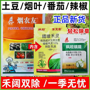 烟农友辣椒专用除草剂砜嘧磺隆马铃薯西红柿土豆烟地田苗后专用药