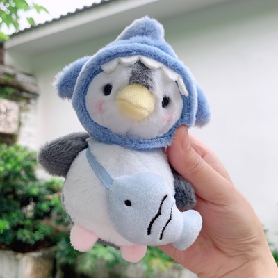 【日系网红】带帽企鹅卡通挎包