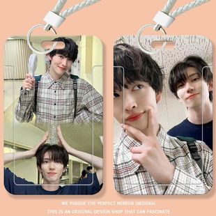 体感预报周边学生滑盖卡套校园牌胸牌厂牌伸缩挂脖卡套高颜值ins