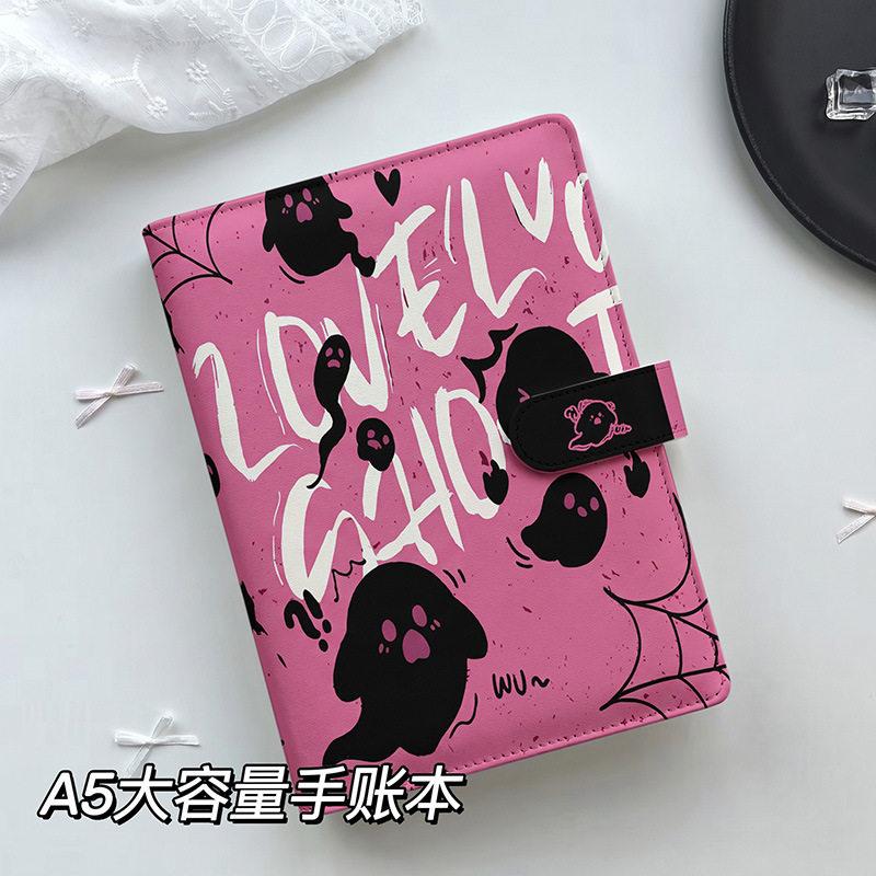 PU暗黑甜美系女笔记本/记事本