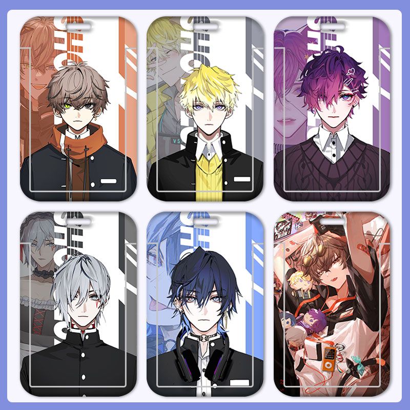 Alban彩虹社Noctyx周边Uki学生卡套饭卡校牌校园卡套公交Yugo卡套