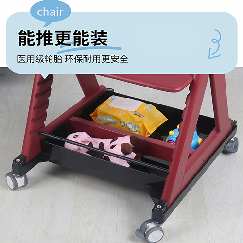 适配stokke成长椅餐椅滑轮收纳盒