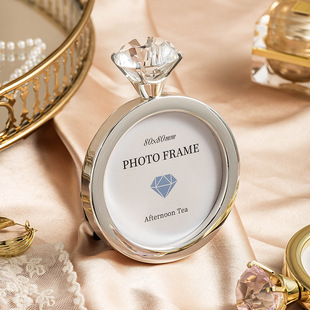 创意轻奢金属小相框摆台礼品盒浪漫送女朋友闺蜜情侣生日礼物