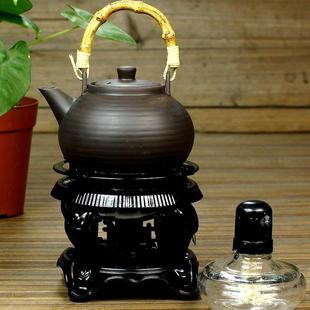 茶炉小火炉烧水液体酒精炉户外旅行围炉煮茶泡茶壶玻璃灯家用茶具