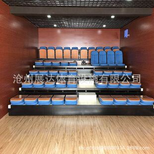 极速运动中心电动看台座椅t体育场座椅安装质量验S收 t伸缩看台座