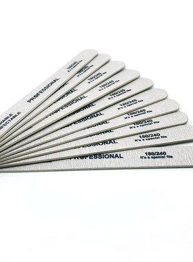 极速10Pcs 180/240 Nail File Wood Stick Wooden SandVing Buffe