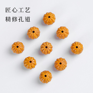 极速天然猴头108颗佛珠手串手工C精雕京八棱素珠文玩盘玩佛珠男女