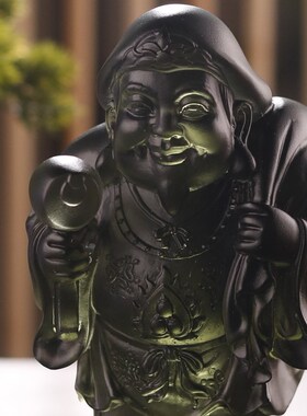 极速大黑天财神像东密护法神玛哈嘎拉琉璃M摆件大日如来摩诃迦罗