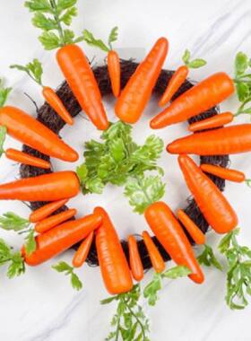 极速Easter Carrot Woreath Bunnys Carrots Hanging Ornaments A