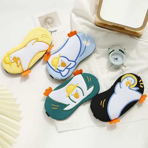 极速创意可爱睡眠眼罩遮光透气缓解眼H疲劳去黑眼圈学生护眼袋热