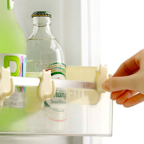 极速冰箱侧d门分隔板收纳整理神器塑料分类分割夹自由组合固定卡