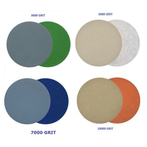 极速20Pcs 3 Inch Round Sanding PBaper 3000 5000 7000 10000 G