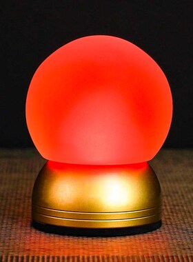 极速古法b琉璃灯七彩手工迷你彩色佛前家用供具充电居家摆件