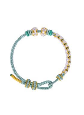 极速铃兰花手链女2023年新款红绳编织绳diy手绳半成品Z可穿转运珠