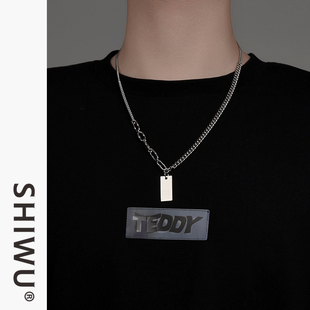 极速饰悟银饰定制刻字项链纯x银一对情侣项链男女小众情人节新年