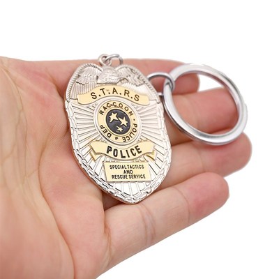 极速2023 Residents Evil Pendant Raccoon City Badge VKeychain