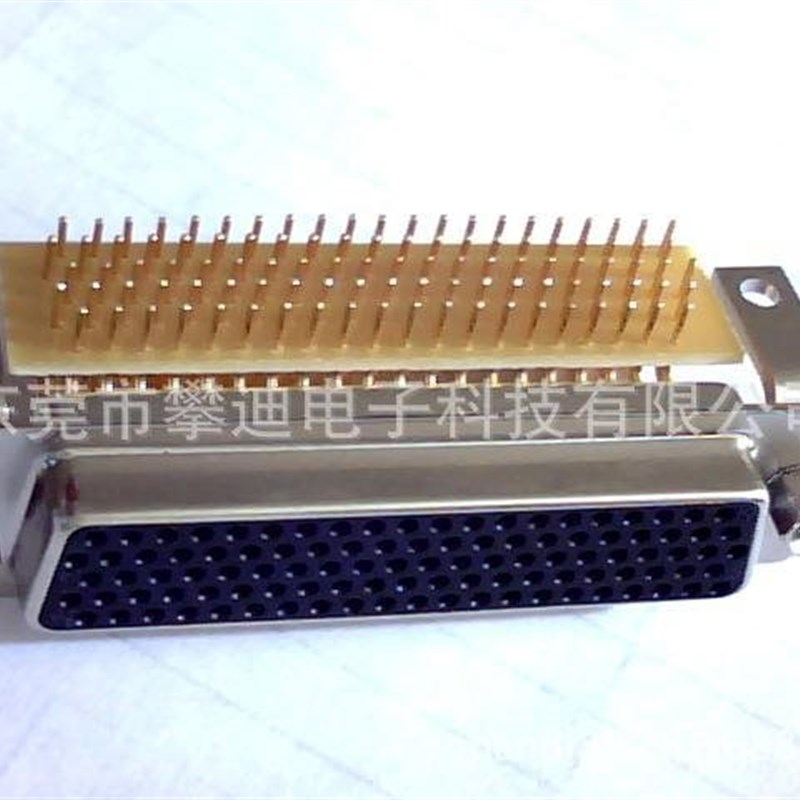 极速D-SUB104pin车针连接器x 104针接头 公母插头 90度弯插头 实