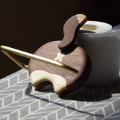 新品 创木工坊卫J生间卷纸架用免钉上墙 狗屁股卷纸架