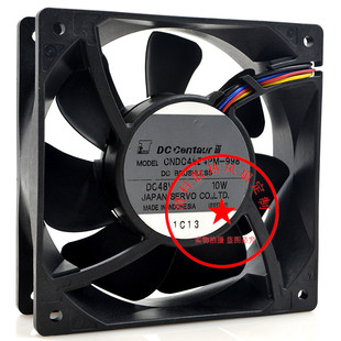 新品SERVO CNDC48Z4PM-998 12038 F48V 10W 12CM 4线 变频器散热