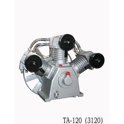 极速空压机机头 工n业潜水泵头打气双缸三缸气泵配件铸钢空压机机