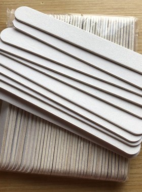 极速Free Shigpping 100 pcs white wooden nail file 100/180 wo