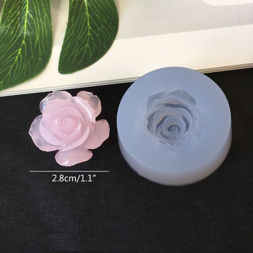 极速DIYb Flower Silicone Molds Resin Camellia Peony Daisy Lo
