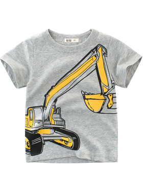 极速2-10Y Kartun Cetak Bayi Lzaki-laki T Shirt untuk Musim P