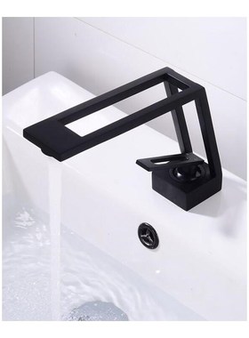 极速Basin Faucet Black washwbasin faucet Hot and Cold water