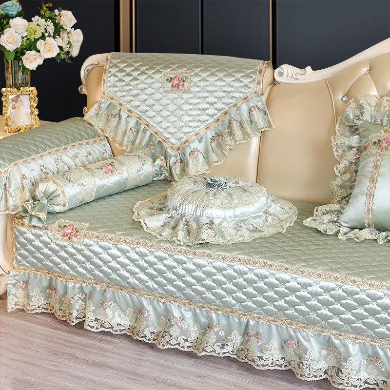 极速欧式加厚沙发套罩U型L型沙发垫盖G巾全包四季通用防滑坐垫套