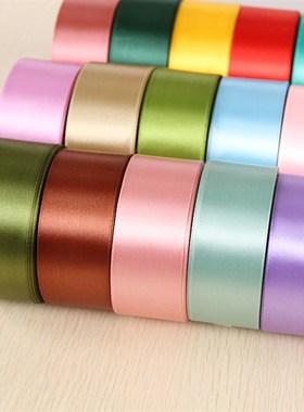 极速6mm 1cm 1.5cm 2cm 2.5cm 4cm 5cmF Satin Ribbons DIY Artif