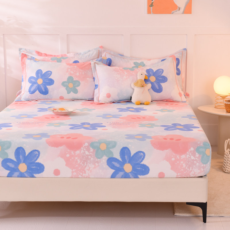 极速定制卡通f全棉磨毛床笠加厚儿童纯棉床罩榻榻米床垫保护罩防,床上用品,床笠,淘宝优惠券,粉丝福利购,淘宝优惠卷