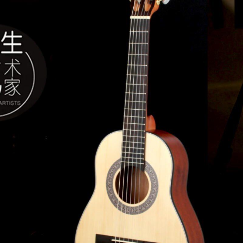 新品日本新款特价Gipsy单板古典吉他34F 36寸吉他30 32寸电箱吉他