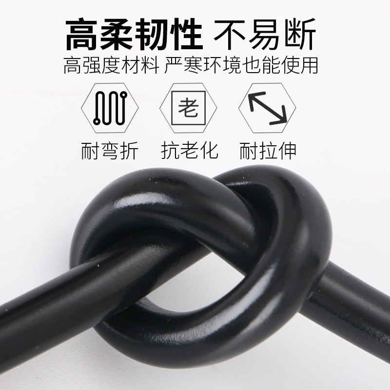 极速国标3芯1g.5/j2.5/4/6平方电线电缆线二芯户外防冻护套线橡胶