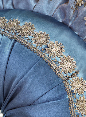 极速圆形抱枕靠枕沙发背垫腰靠飘窗靠背垫欧式别墅样W板间装饰抱