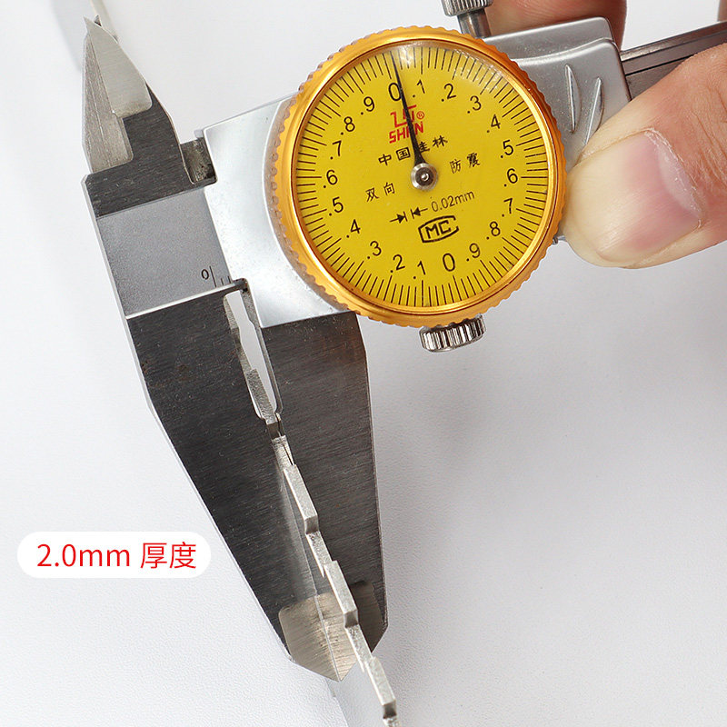 新品电吉他d民谣琴颈曲度尺测量尺指板弯曲度卡尺吉他维修护理测