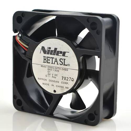 新品NIDEC D06G-24TH 04BS z24V 0.11A  6020 3线静音打印机变频