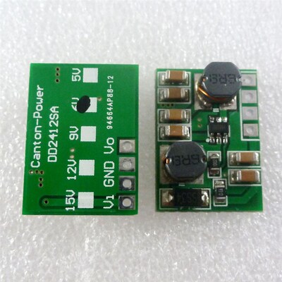 新品5pcs 2 in 1 innput 2-24V output 5V DC-DC Step-up & Step-