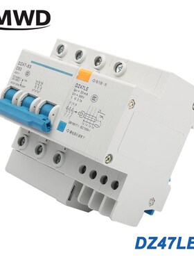 极速DZ47LE-63 3P 6A 10A 16A 20A 25A 400JV 50/60HZ 32A 40A 63
