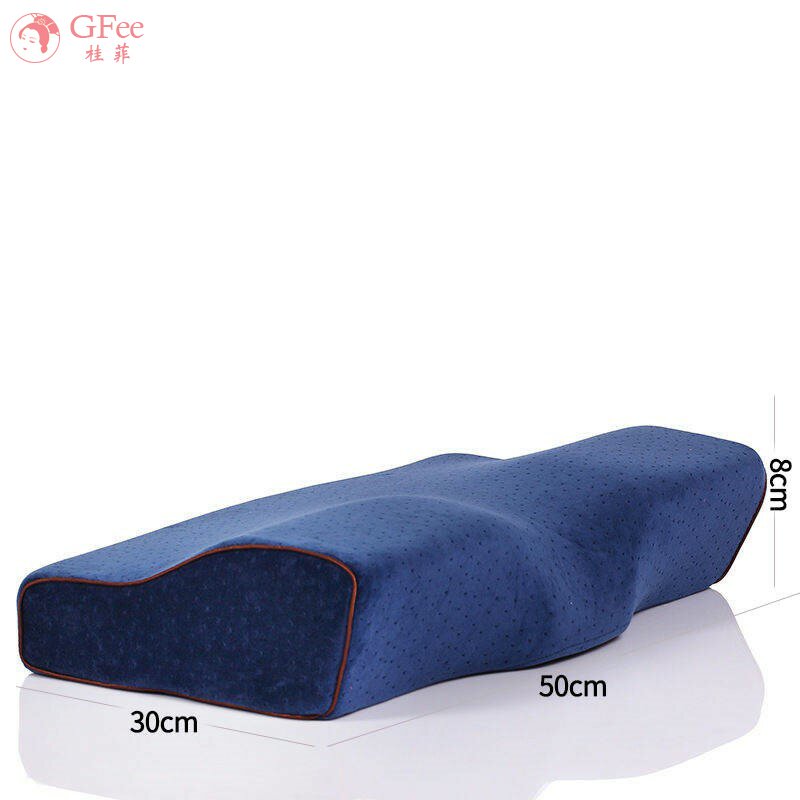 极速侧睡防打呼噜止鼾枕头蝶形修复记忆枕睡觉专用护W颈椎枕防打