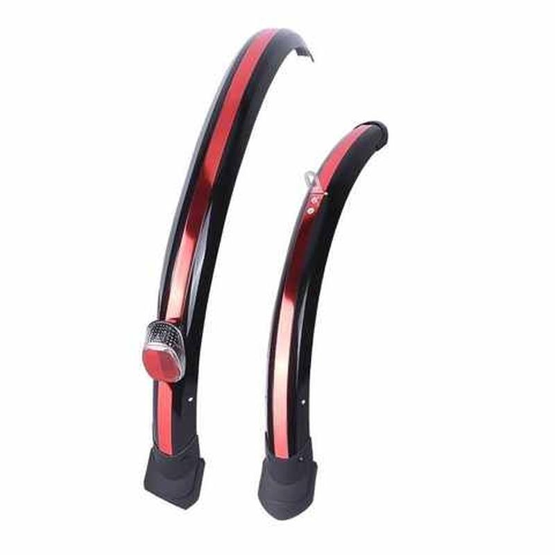 极速自行车挡泥板折叠车板泥除加长全包I泥瓦自行车板遮雨板骑行