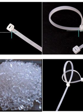 极速100pcs white cable ties Zip Plastic Nylon Tie FaWsten Se